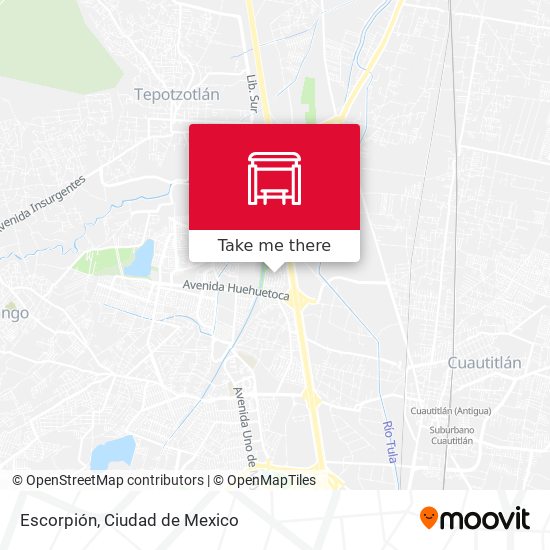 Escorpión map