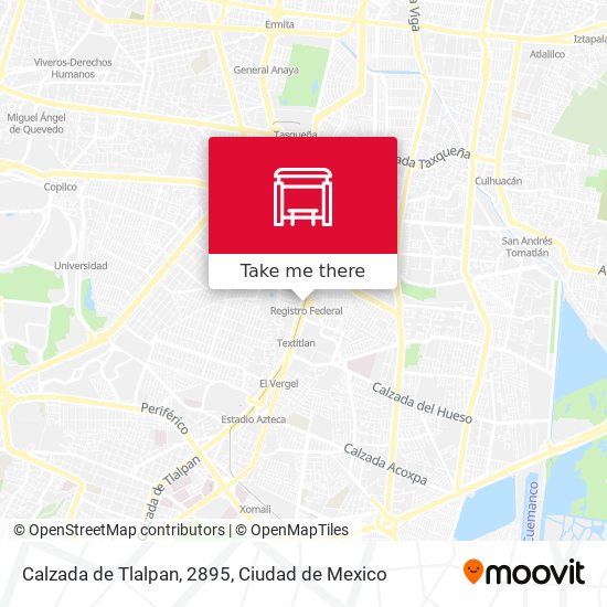 Calzada de Tlalpan, 2895 map