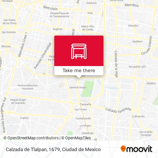 Mapa de Calzada de Tlalpan, 1679