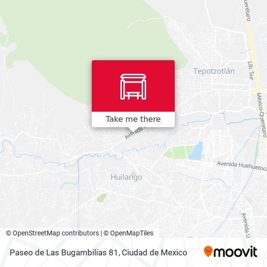 Paseo de Las Bugambilias 81 map