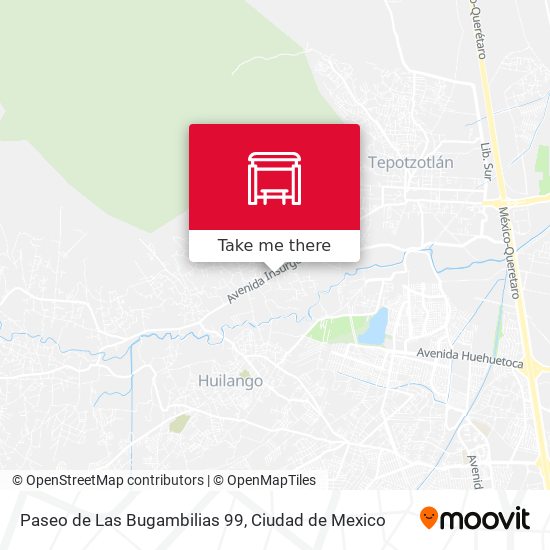 Paseo de Las Bugambilias 99 map