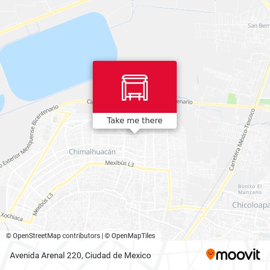 Avenida Arenal 220 map