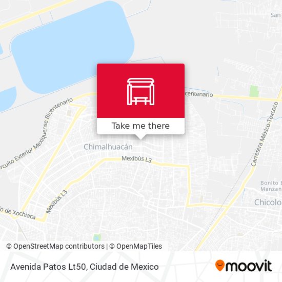 Avenida Patos Lt50 map