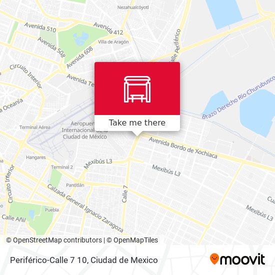 Mapa de Periférico-Calle 7 10