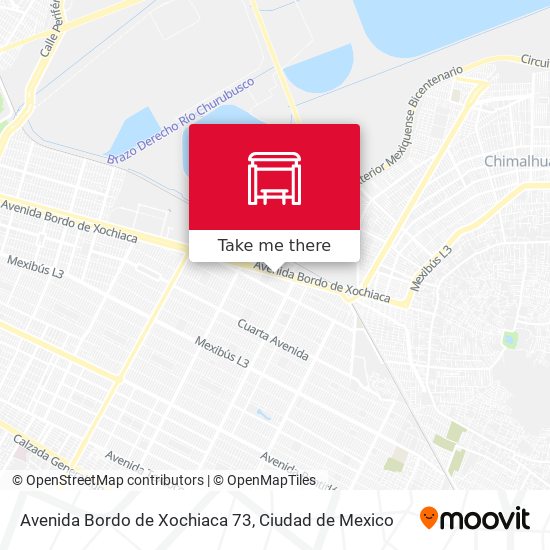 Mapa de Avenida Bordo de Xochiaca 73