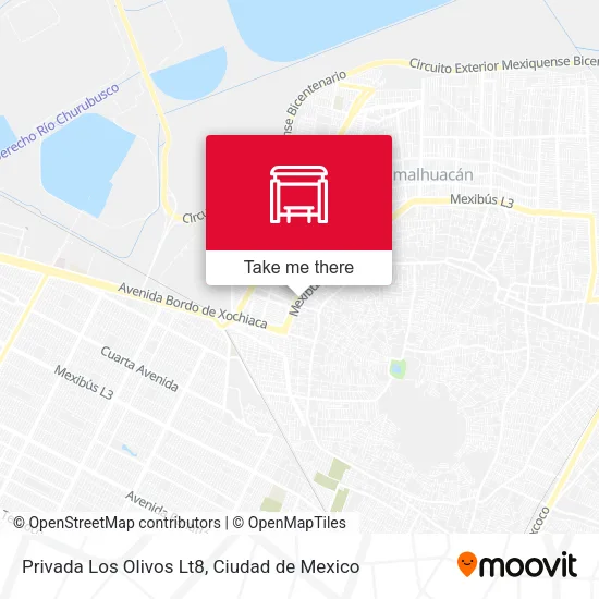 Privada Los Olivos Lt8 map