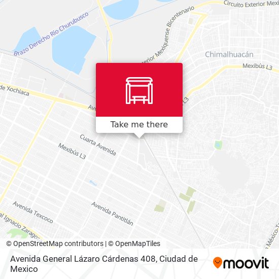 Avenida General Lázaro Cárdenas 408 map