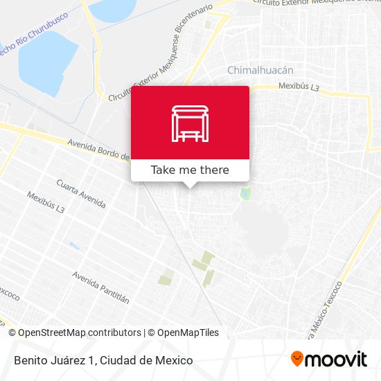 Mapa de Benito Juárez 1