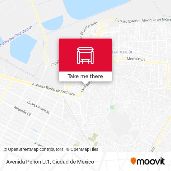 Avenida Peñon Lt1 map