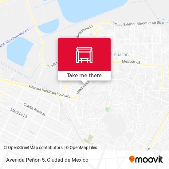 Avenida Peñon 5 map