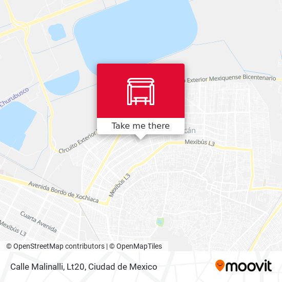 Calle Malinalli, Lt20 map