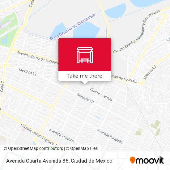 Mapa de Avenida Cuarta Avenida 86