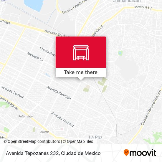 Avenida Tepozanes 232 map