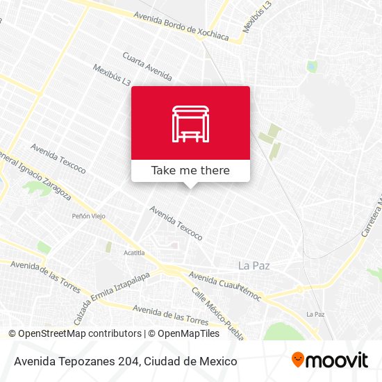 Mapa de Avenida Tepozanes 204