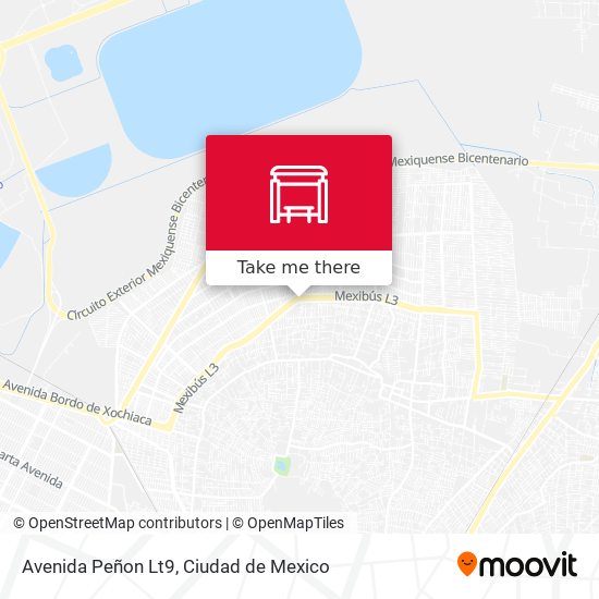 Avenida Peñon Lt9 map