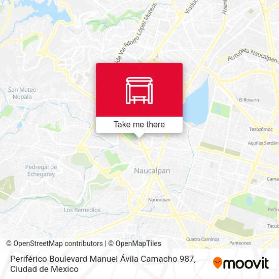 Periférico Boulevard Manuel Ávila Camacho 987 map