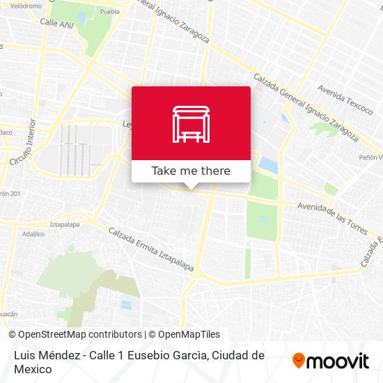 Mapa de Luis Méndez - Calle 1 Eusebio Garcìa