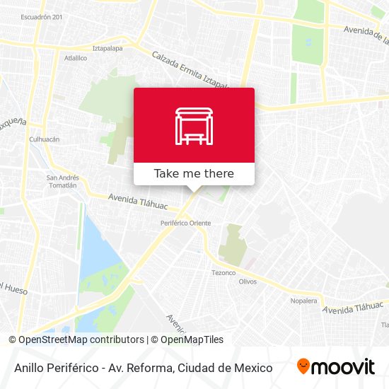 Anillo Periférico - Av. Reforma map