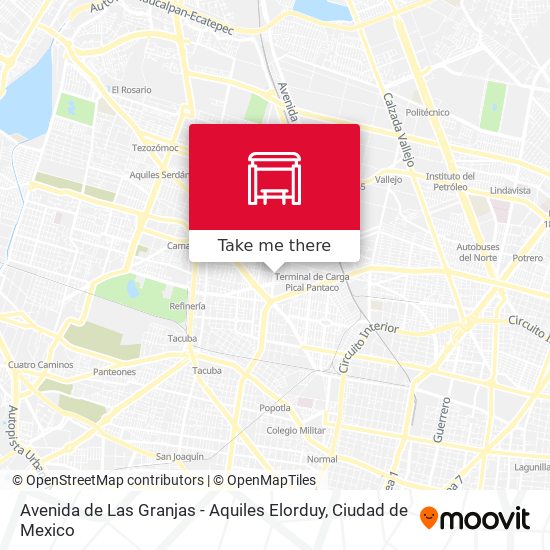 Mapa de Avenida de Las Granjas - Aquiles Elorduy