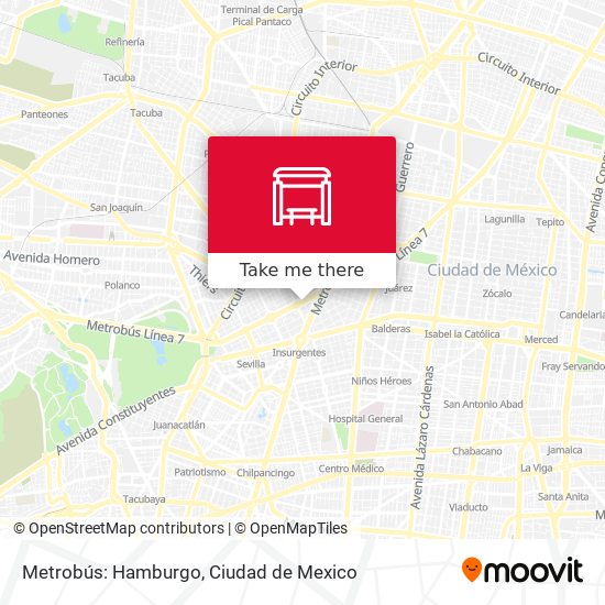 Mapa de Metrobús: Hamburgo