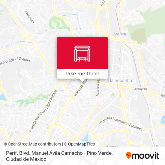 Perif. Blvd. Manuel Ávila Camacho - Pino Verde map