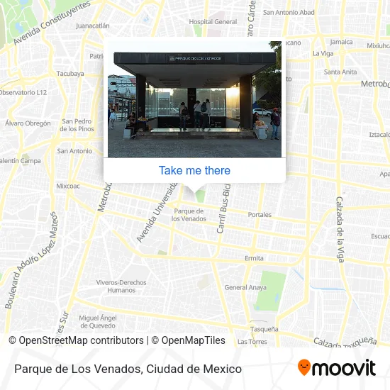 Parque de Los Venados map