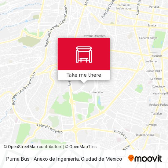 Puma Bus - Anexo de Ingeniería map