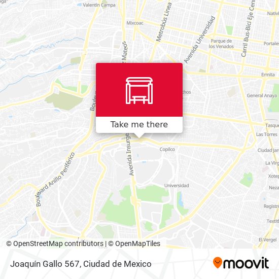 Joaquín Gallo 567 map