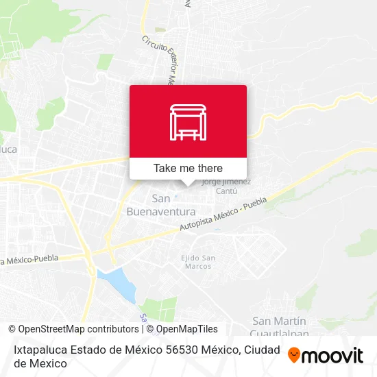 Ixtapaluca Estado de México 56530 México map