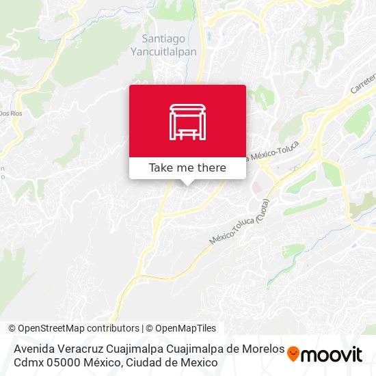 Avenida Veracruz Cuajimalpa Cuajimalpa de Morelos Cdmx 05000 México map