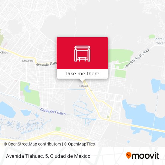 Avenida Tlahuac, 5 map