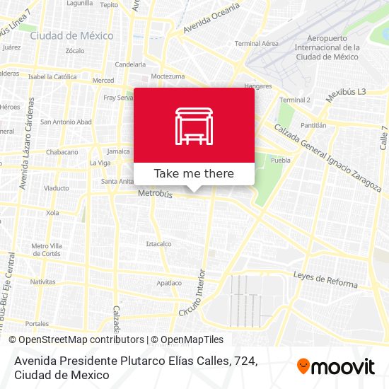 Avenida Presidente Plutarco Elías Calles, 724 map