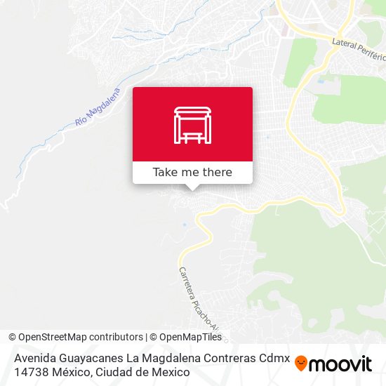 Avenida Guayacanes La Magdalena Contreras Cdmx 14738 México map