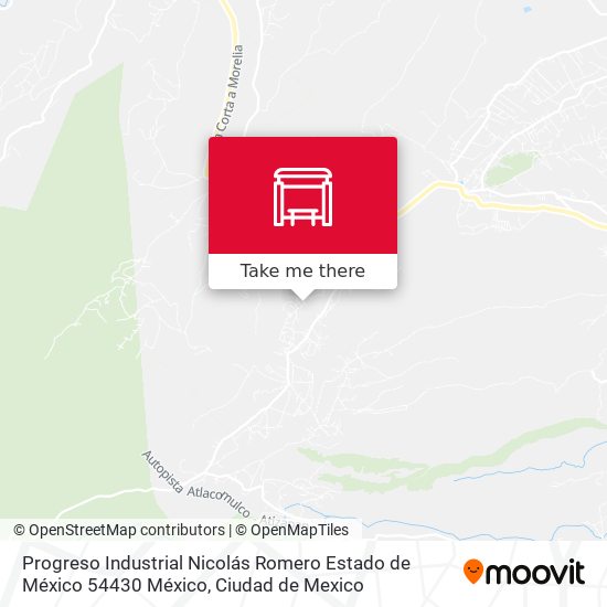 Progreso Industrial Nicolás Romero Estado de México 54430 México map