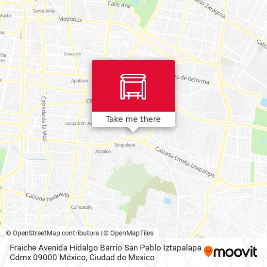 Fraiche Avenida Hidalgo Barrio San Pablo Iztapalapa Cdmx 09000 México map