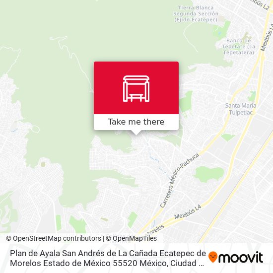 Plan de Ayala San Andrés de La Cañada Ecatepec de Morelos Estado de México 55520 México map