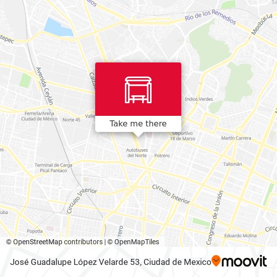 Mapa de José Guadalupe López Velarde 53