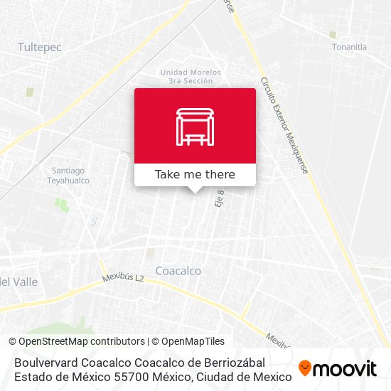 Boulvervard Coacalco Coacalco de Berriozábal Estado de México 55700 México map