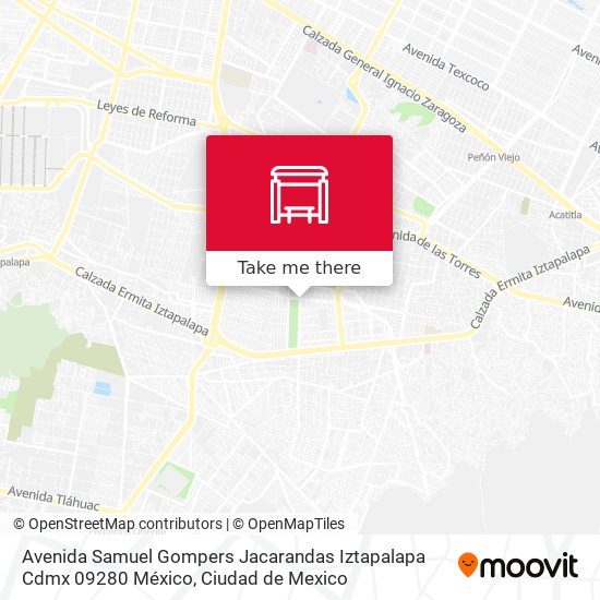 Avenida Samuel Gompers Jacarandas Iztapalapa Cdmx 09280 México map
