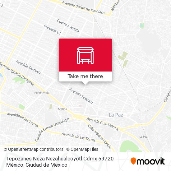 Tepozanes Neza Nezahualcóyotl Cdmx 59720 México map