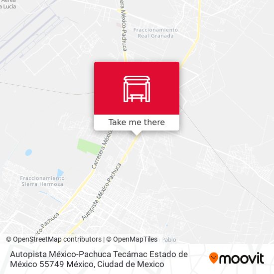 Autopista México-Pachuca Tecámac Estado de México 55749 México map