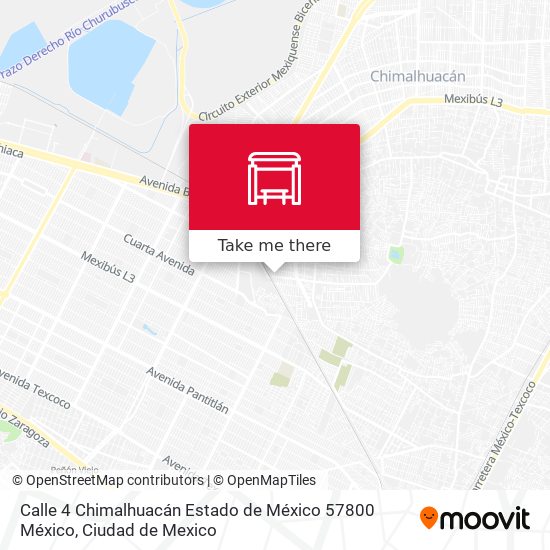Calle 4 Chimalhuacán Estado de México 57800 México map