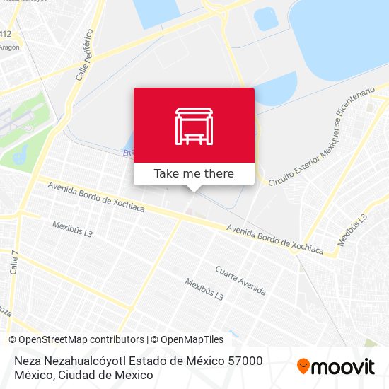 Neza Nezahualcóyotl Estado de México 57000 México map