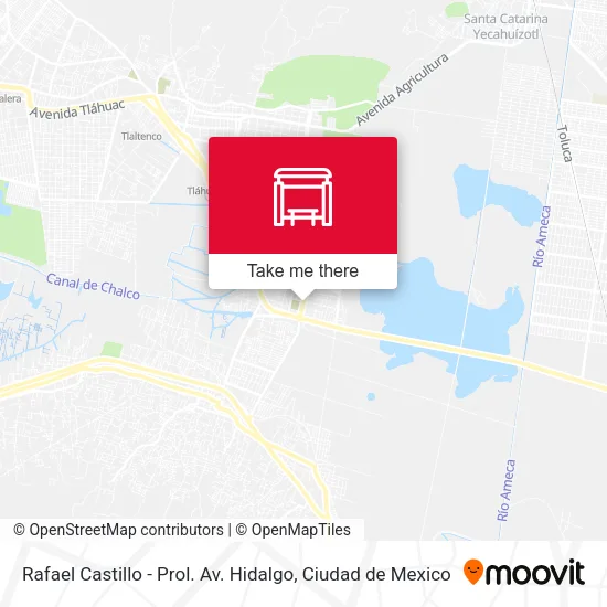 Rafael Castillo - Prol. Av. Hidalgo map