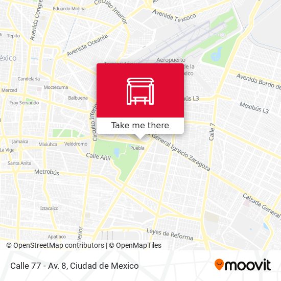 Calle 77 - Av. 8 map