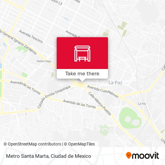 Metro Santa Marta map