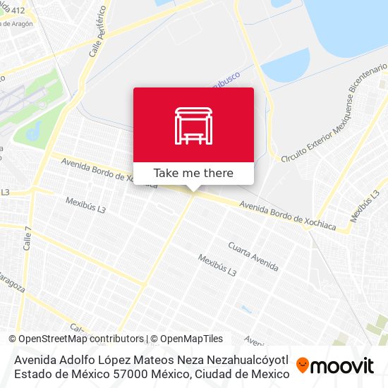 Avenida Adolfo López Mateos Neza Nezahualcóyotl Estado de México 57000 México map