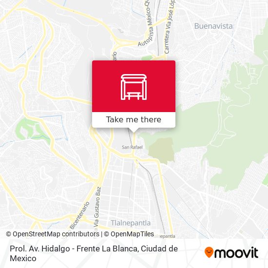 Mapa de Prol. Av. Hidalgo - Frente La Blanca