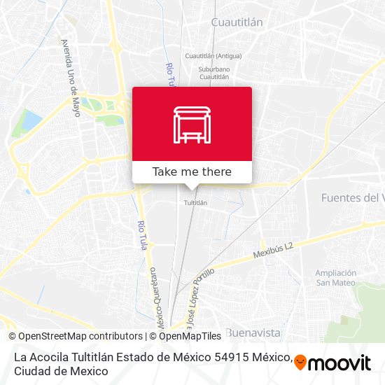 La Acocila Tultitlán Estado de México 54915 México map