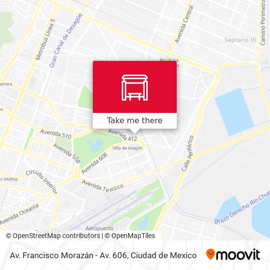 Mapa de Av. Francisco Morazán - Av. 606